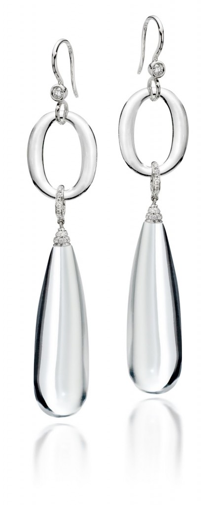E0250 Oval Carved Rock Crystal on French Wire with Bezel Set Diamond and RC Drops 440x1024 Ivanka Trump 2010 Collection